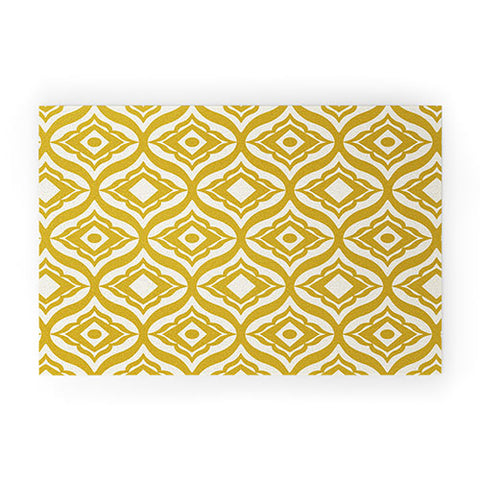 Heather Dutton Trevino Yellow Welcome Mat