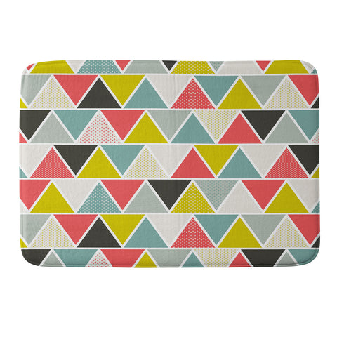 Heather Dutton Triangulum Memory Foam Bath Mat