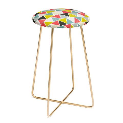 Heather Dutton Triangulum Counter Stool