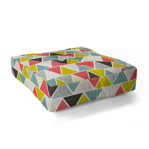 Heather Dutton Triangulum Floor Pillow Square