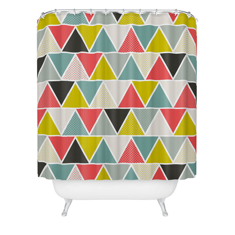 Heather Dutton Triangulum Shower Curtain