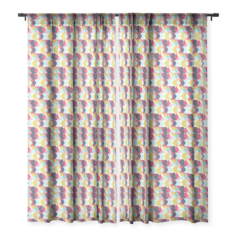 Heather Dutton Tribeca Nightlife Sheer Window Curtain