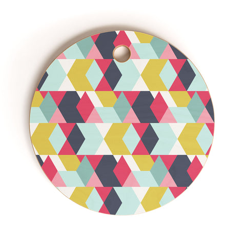 Heather Dutton Tribeca Nightlife Cutting Board Round