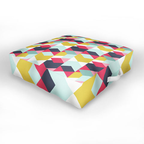 Heather Dutton Tribeca Nightlife Outdoor Floor Cushion
