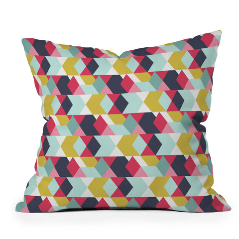 Heather Dutton Tribeca Nightlife Throw Pillow