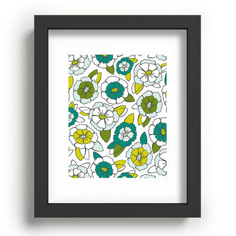 Heather Dutton Tropical Bloom Recessed Framing Rectangle