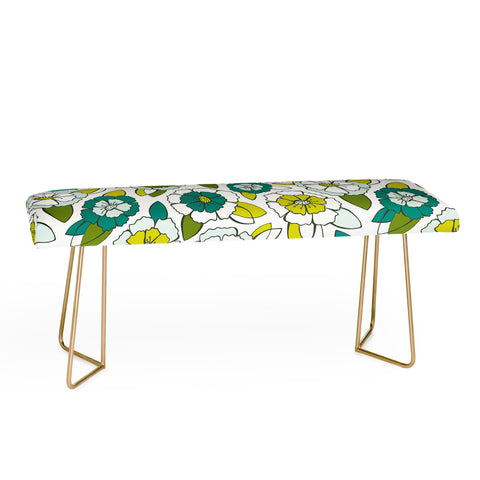 Heather Dutton Tropical Bloom Bench