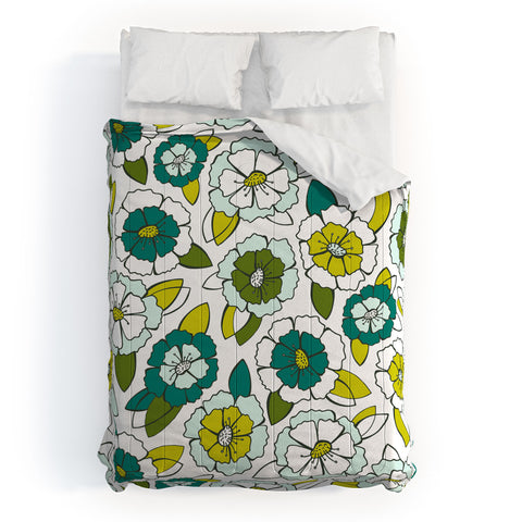 Heather Dutton Tropical Bloom Comforter