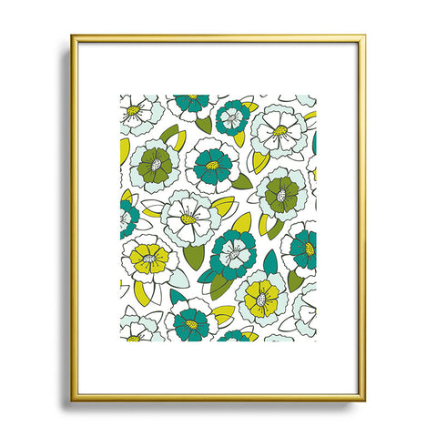 Heather Dutton Tropical Bloom Metal Framed Art Print