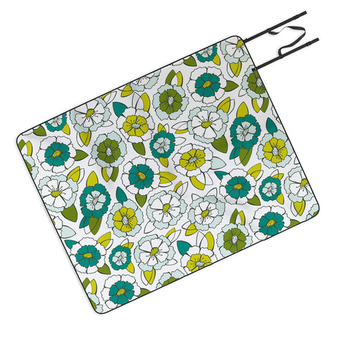 Heather Dutton Tropical Bloom Picnic Blanket