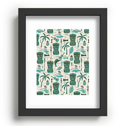 Heather Dutton Tropical Tiki Recessed Framing Rectangle