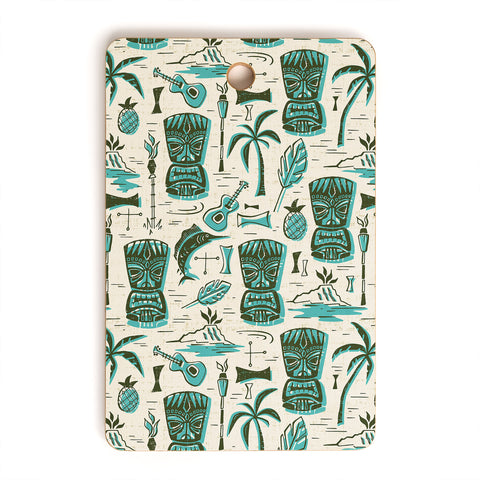 Heather Dutton Tropical Tiki Cutting Board Rectangle