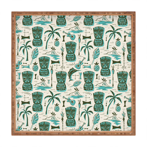 Heather Dutton Tropical Tiki Square Tray
