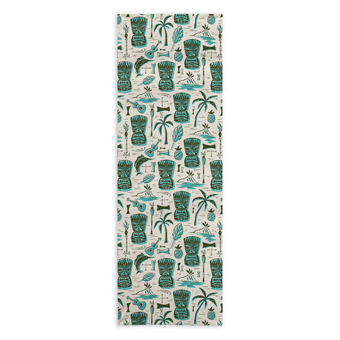 Heather Dutton Tropical Tiki Yoga Towel