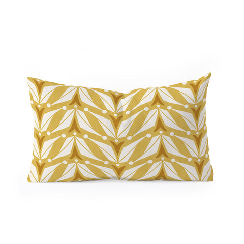 Heather Dutton Tulipa Goldenrod Oblong Throw Pillow