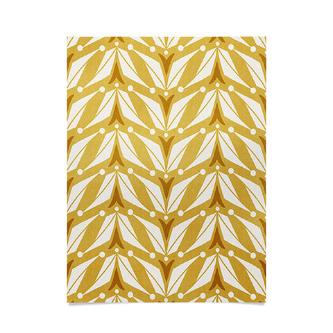 Heather Dutton Tulipa Goldenrod Poster