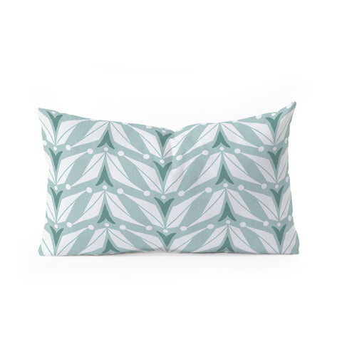 Heather Dutton Tulipa Mist Oblong Throw Pillow