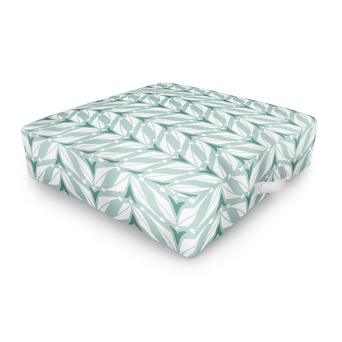 Heather Dutton Tulipa Mist Outdoor Floor Cushion