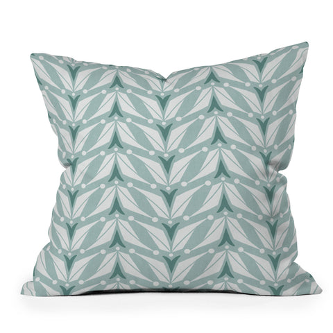 Heather Dutton Tulipa Mist Throw Pillow