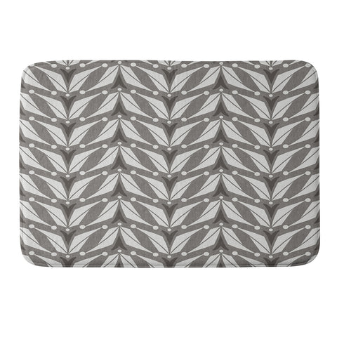 Heather Dutton Tulipa Smoke Memory Foam Bath Mat
