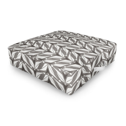 Heather Dutton Tulipa Smoke Outdoor Floor Cushion