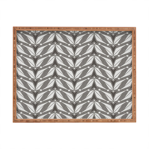 Heather Dutton Tulipa Smoke Rectangular Tray