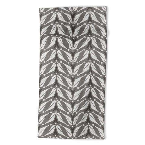 Heather Dutton Tulipa Smoke Beach Towel