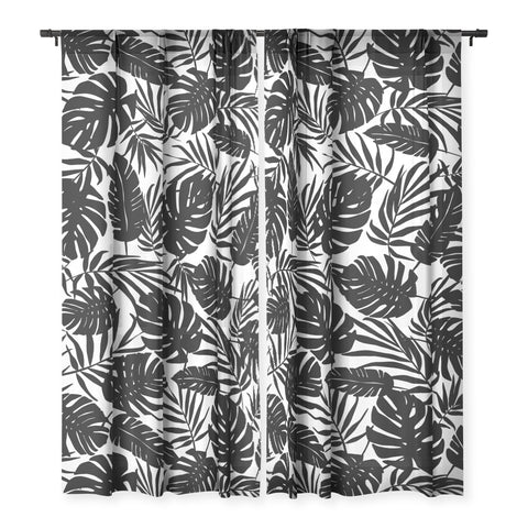 Heather Dutton Urban Jungle White Sheer Non Repeat