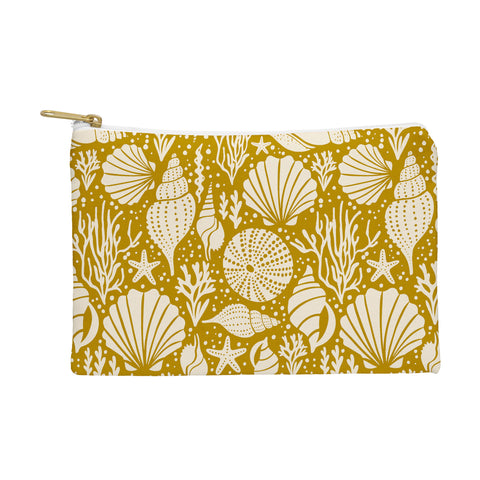 Heather Dutton Washed Ashore Gold Ivory Pouch