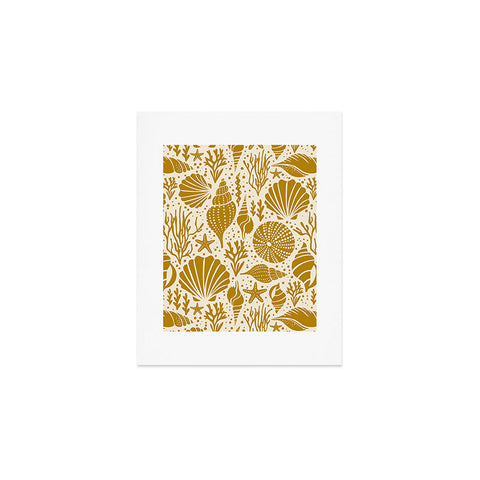 Heather Dutton Washed Ashore Ivory Gold Art Print