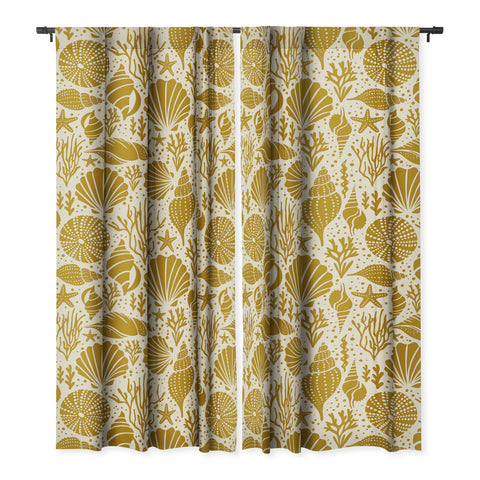 Heather Dutton Washed Ashore Ivory Gold Blackout Non Repeat