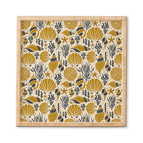 Heather Dutton Washed Ashore Ivory Multi Framed Wall Art