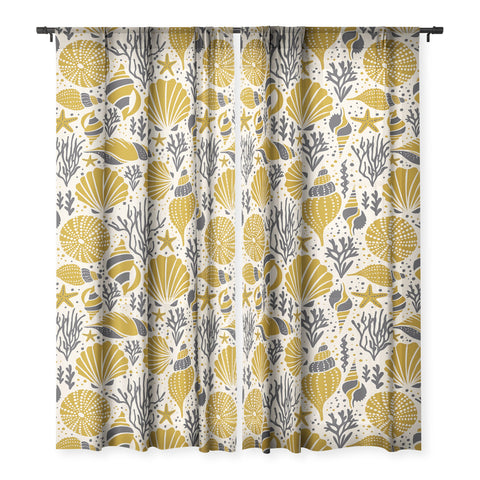 Heather Dutton Washed Ashore Ivory Multi Sheer Non Repeat