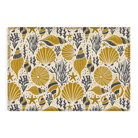 Heather Dutton Washed Ashore Ivory Multi Outdoor Rug