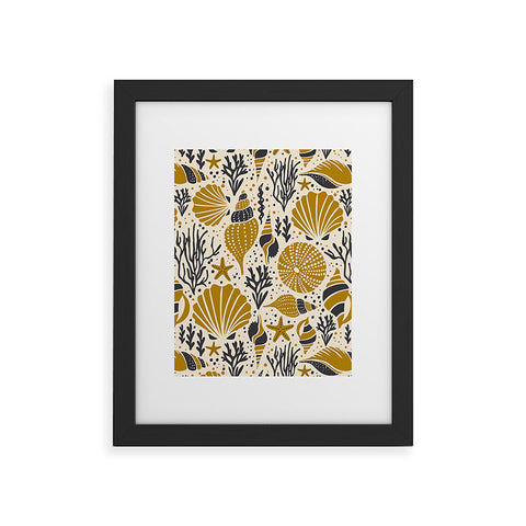 Heather Dutton Washed Ashore Ivory Multi Framed Art Print