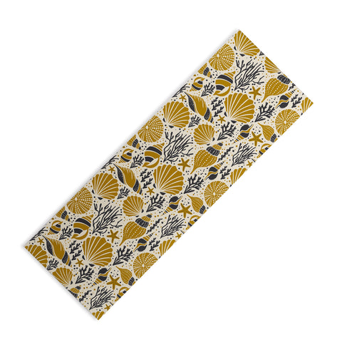 Heather Dutton Washed Ashore Ivory Multi Yoga Mat