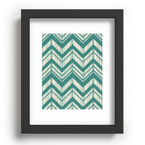 Heather Dutton Weathered Chevron Recessed Framing Rectangle