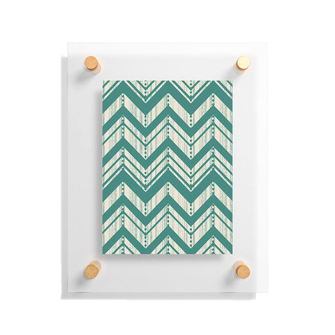 Heather Dutton Weathered Chevron Floating Acrylic Print