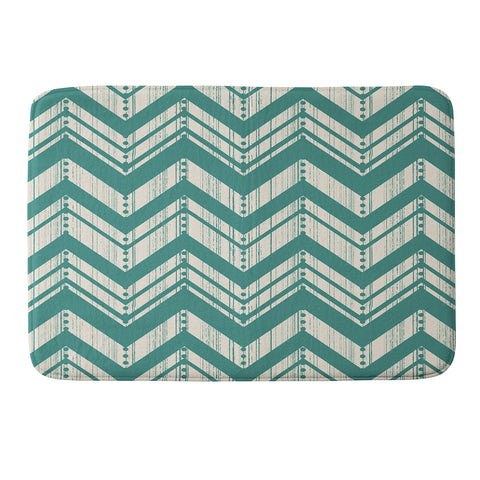 Heather Dutton Weathered Chevron Memory Foam Bath Mat