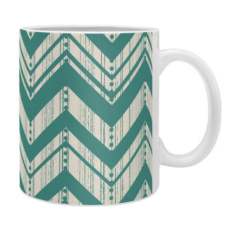 Heather Dutton Weathered Chevron Coffee Mug