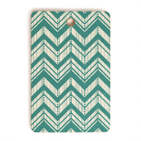 Heather Dutton Weathered Chevron Cutting Board Rectangle
