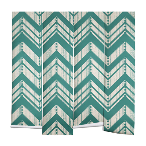 Heather Dutton Weathered Chevron Wall Mural