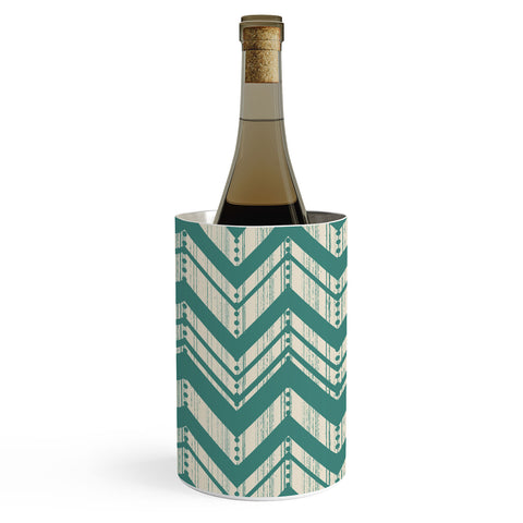 Heather Dutton Weathered Chevron Wine Chiller