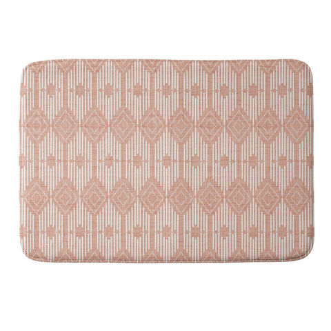 Heather Dutton West End Blush Memory Foam Bath Mat
