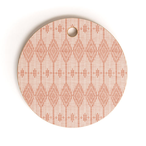 Heather Dutton West End Blush Cutting Board Round
