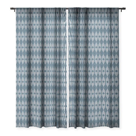 Heather Dutton West End Midnight Sheer Window Curtain