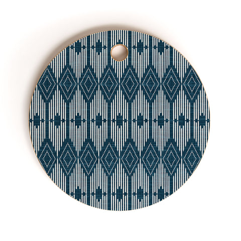 Heather Dutton West End Midnight Cutting Board Round