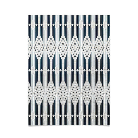 Heather Dutton West End Midnight Linen Poster