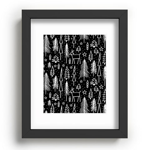 Heather Dutton Winter Wonderland Black Recessed Framing Rectangle