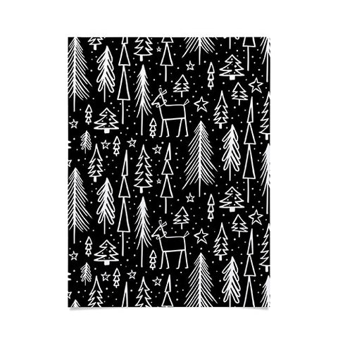 Heather Dutton Winter Wonderland Black Poster